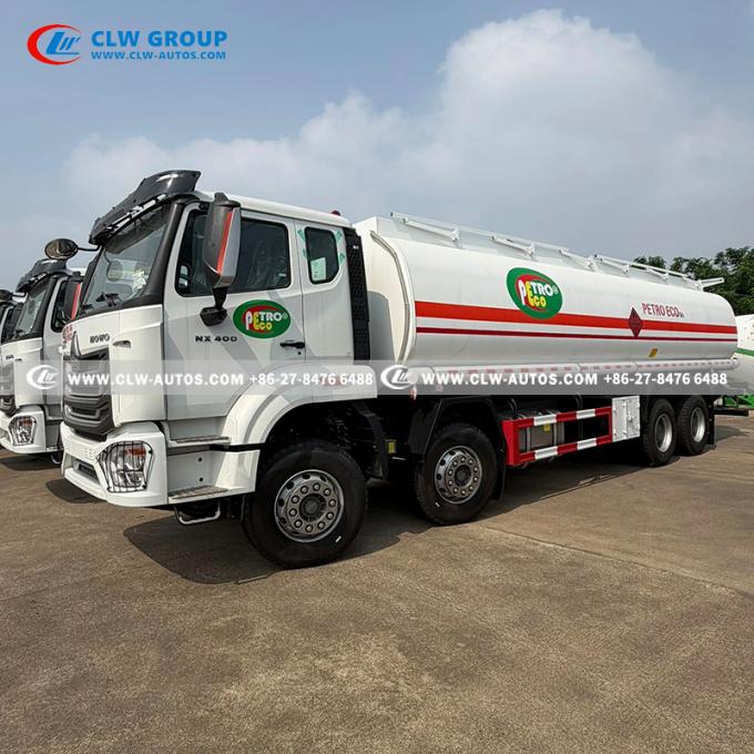 HOWO 8×4 Fuel Tank Truck rear view