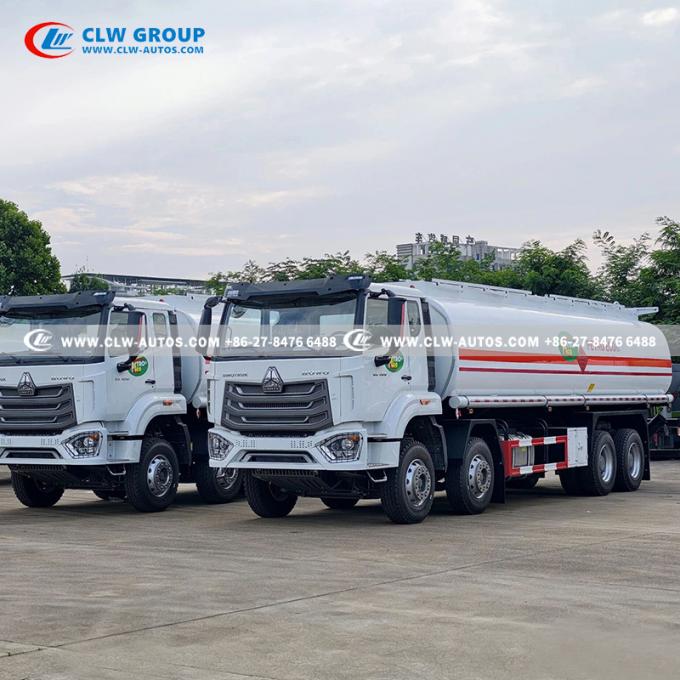 HOWO 8×4 Fuel Tank Truck tank detail