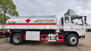 সেনস্টার ডিসপেনসার সহ FAW 4x2 মোবাইল ফুয়েল ট্যাঙ্কার ট্রাক